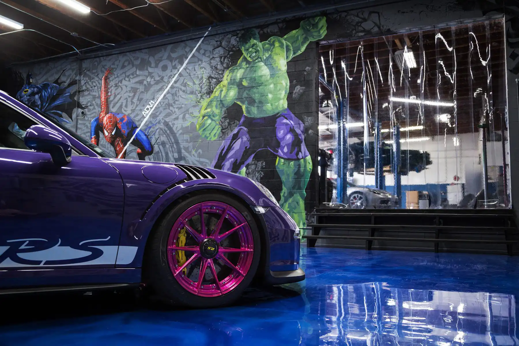 Purple Porsche 911 GT3 RS — Ultraviolet ADV.1 Wheels Build 2 Ultraviolet Purple Porsche 911 GT3 RS Upgraded With Pink ADV.1 Wheels