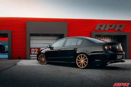 Black VW Passat – Vossen CVT Directional Wheels Wallpaper
