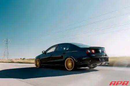 Black VW Passat – Vossen CVT Directional Wheels Wallpaper