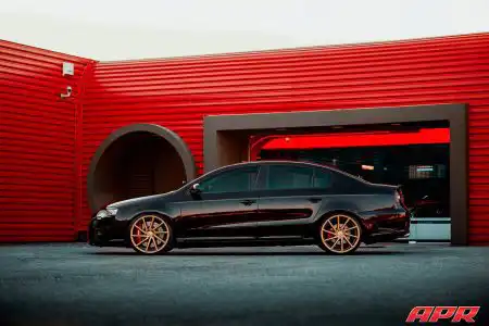 Black VW Passat – Vossen CVT Directional Wheels Wallpaper
