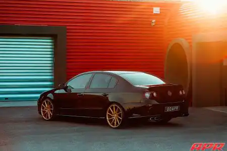 Black VW Passat – Vossen CVT Directional Wheels Wallpaper