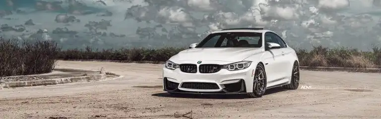 This Alpine White BMW M4 Is ADV.1’s Take On A Christmas Photoshoot