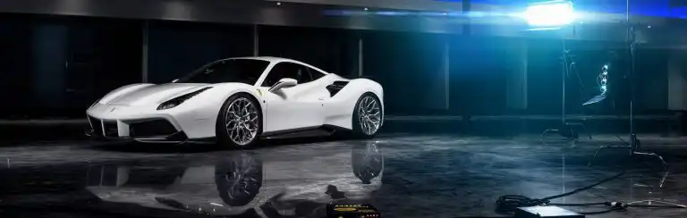 MMW: Bianco Avus Ferrari 488 GTB Wallpaper