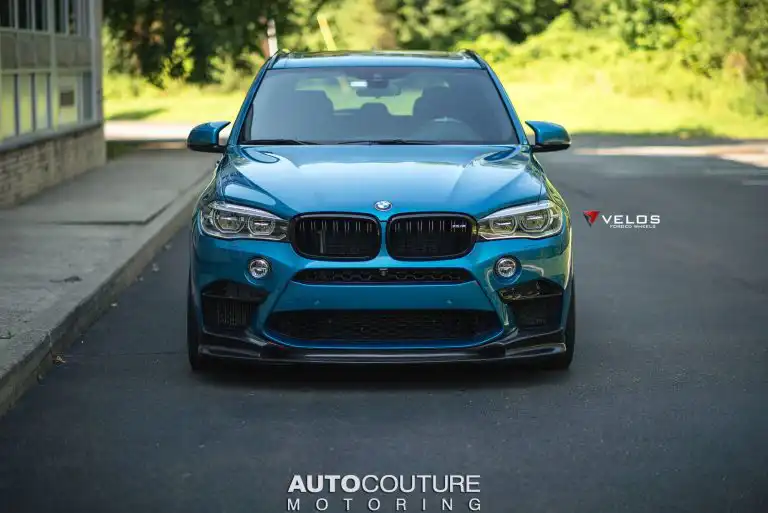 Long Beach Blue BMW X5 M Gets Velos Designwerks Wheels