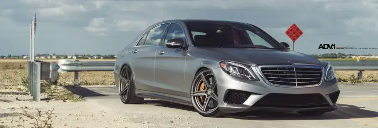 Matte Gray Mercedes-Benz S63 AMG On ADV.1 Wheels