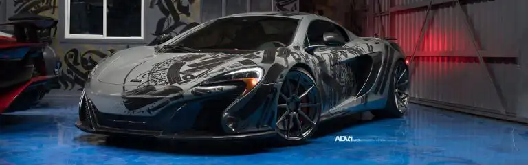 Nardo Gray McLaren 650S Gets A Set Of ADV.1 Wheels
