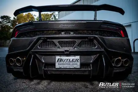 Nero Noctis Lamborghini Huracan Gets Full Vorsteiner Carbon Kit And Vossen Wheels 13