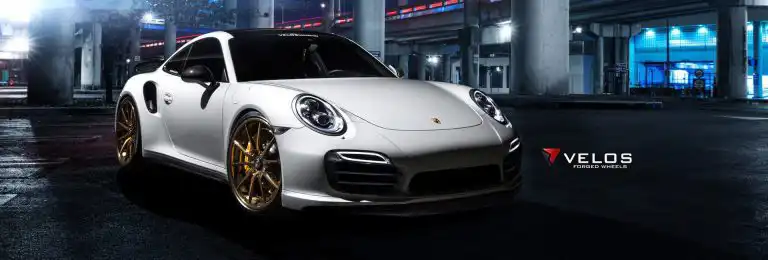 Porsche 991 Turbo S On Velos S10 Forged Wheels