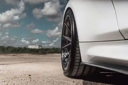 Alpine White BMW F82 M4 With ADV.1 Wheels Wallpaper