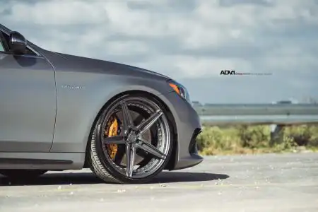 Matte Gray Mercedes-Benz S63 AMG On ADV.1 Wheels Wallpaper