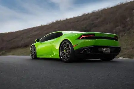 Verde Mantis Lamborghini Huacan With ADV.1 Wheels Wallpaperd-adv1-wheels-a