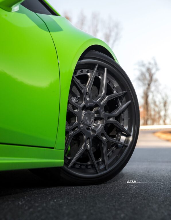 Verde Mantis Lamborghini Huacan With ADV.1 Wheels Wallpaperheels-j