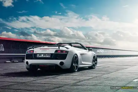 Audi R8 – ADV 5 M.V1 SL Series Wheels Photoshoot By Thoms Van Rooij Photography Wallpaper