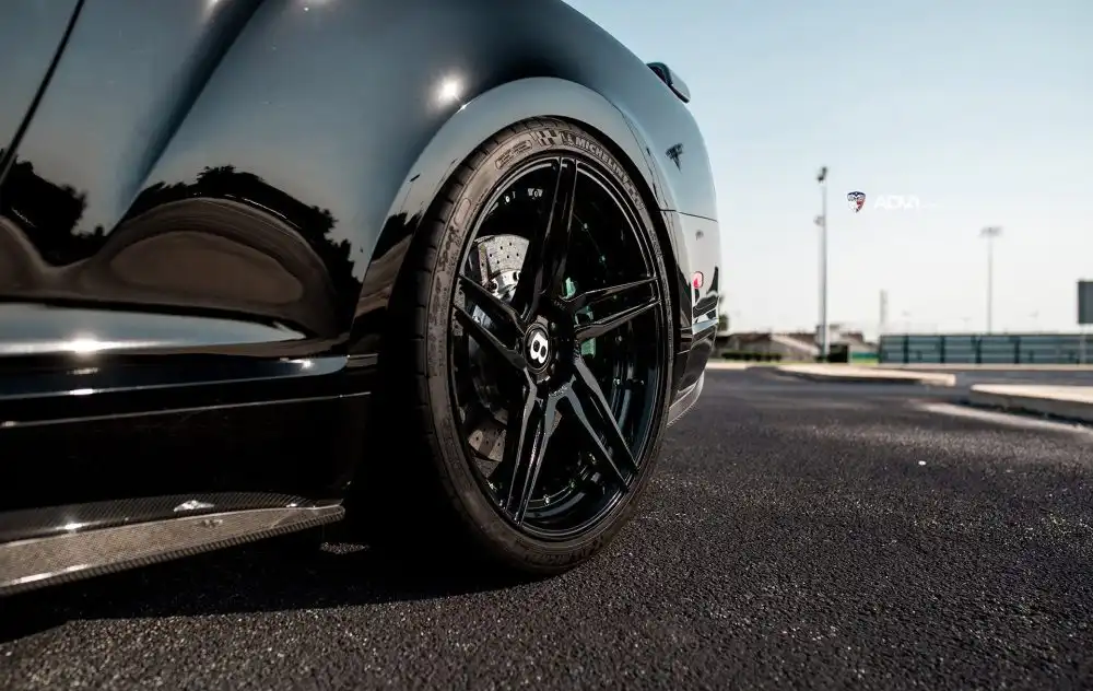 Murdered Out Bentley Continental GT3 On ADV.1 Wheels