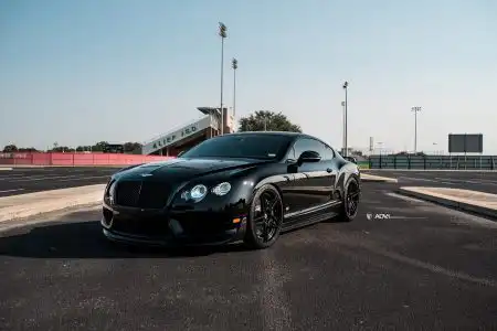 Murdered Out Bentley Continental GT3 On ADV.1 Wheels Wallpaper