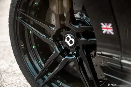 Murdered Out Bentley Continental GT3 On ADV.1 Wheels Wallpaper