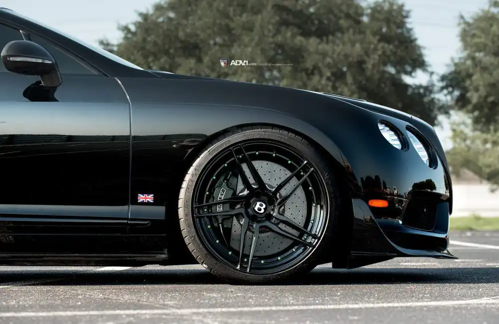 Murdered Out Bentley Continental GT3 On ADV.1 Wheels