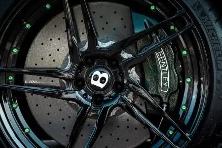 Murdered Out Bentley Continental GT3 On ADV.1 Wheels Wallpaper