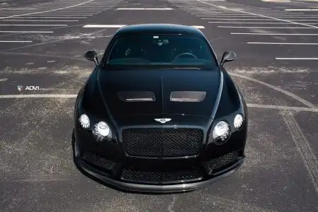 Murdered Out Bentley Continental GT3 On ADV.1 Wheels Wallpaper