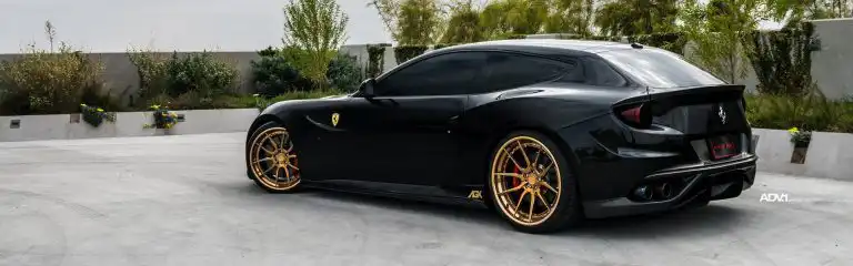 Beautiful Black Ferrari FF Gets ADV5.0 Track Spec CS Manbronze Wheels