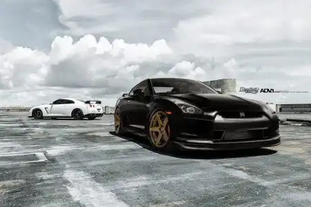 Black Nissan GTR – ADV5 M.V2 Standard Series Wheels