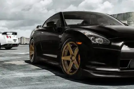 Black Nissan GTR – ADV5 M_V2 Standard Wheels Featured Image 1