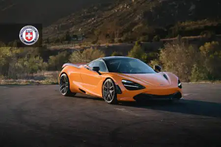 McLaren 720S with HRE R101 LW Wheels in Stone Dark Clear 1