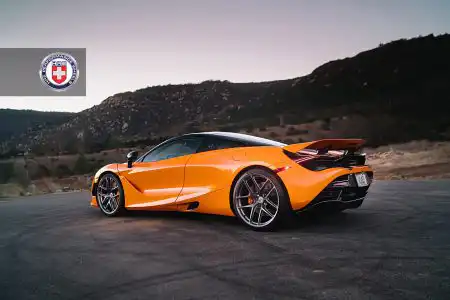 McLaren 720S with HRE R101 LW Wheels in Stone Dark Clear