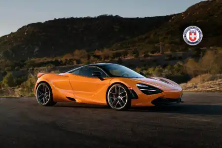 McLaren 720S with HRE R101 LW Wheels in Stone Dark Clear 4