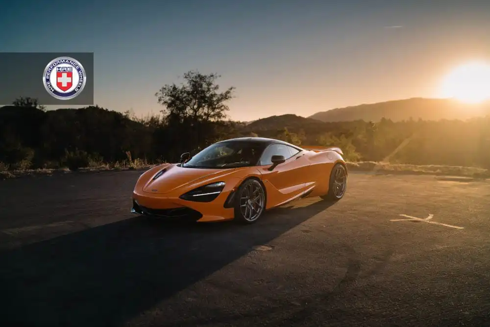 McLaren 720S with HRE R101 LW Wheels in Stone Dark Clear