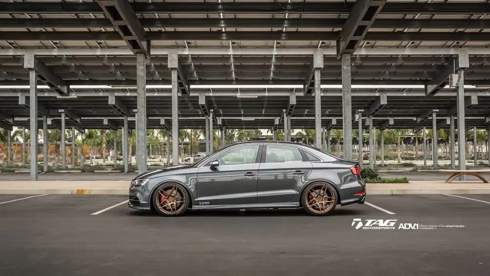 Nano Gray Metallic Audi S3 Gets ADV.1 Wheels