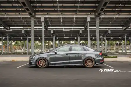 Nano Gray Metallic Audi S3 Gets ADV.1 Wheels