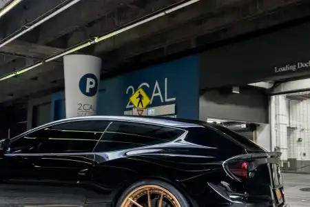 Black Ferrari FF Gets ADV5.0 Track Spec CS Manbronze Wheels