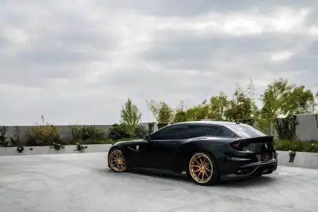 Black Ferrari FF Gets ADV5.0 Track Spec CS Manbronze Wheels