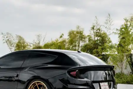 Black Ferrari FF Gets ADV5.0 Track Spec CS Manbronze Wheels