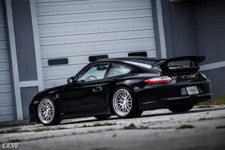 Black Porsche 911 GT3 Gets CCW Wheels – Wallpaper