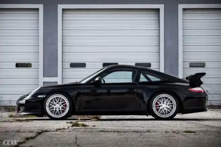 Black Porsche 911 GT3 Gets CCW Wheels – Wallpaper