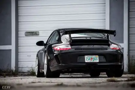 Black Porsche 911 GT3 Gets CCW Wheels – Wallpaper