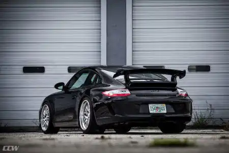Black Porsche 911 GT3 Gets CCW Wheels – Wallpaper