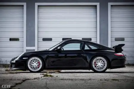 Black Porsche 911 GT3 Gets CCW Wheels – Wallpaper