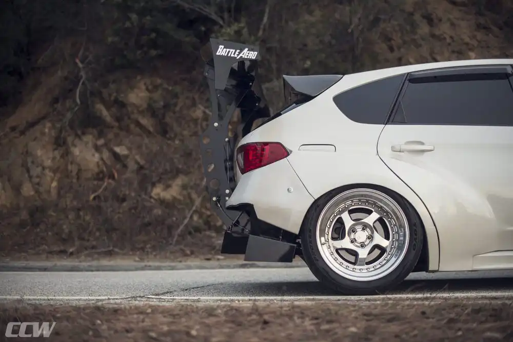 Impressive Looking Subaru Impreza WRX Widebody With CCW Wheels 2 ATK 6482