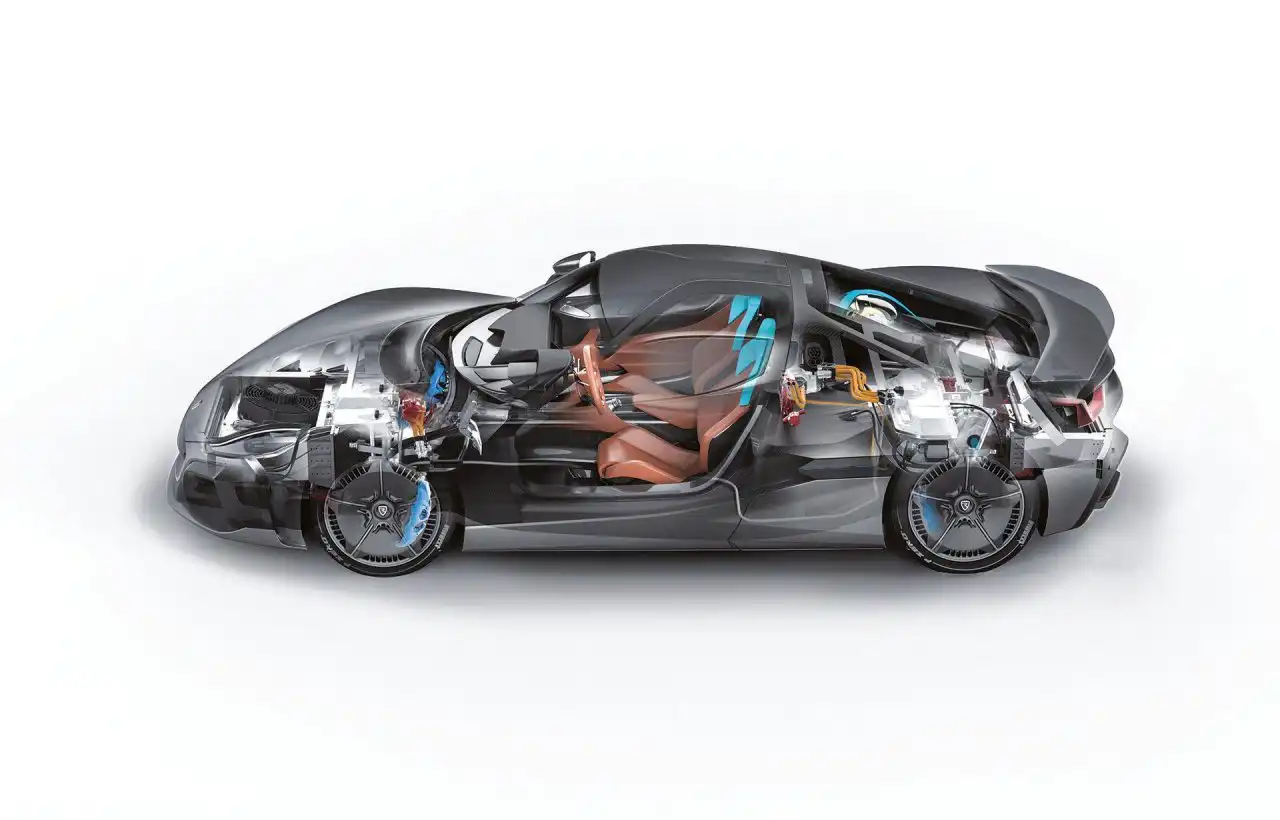 Rimac Says EVs Could Accelerate from 0-60 in less than a second 3 Rimac C_Two Electric Hypercar Wallpaper