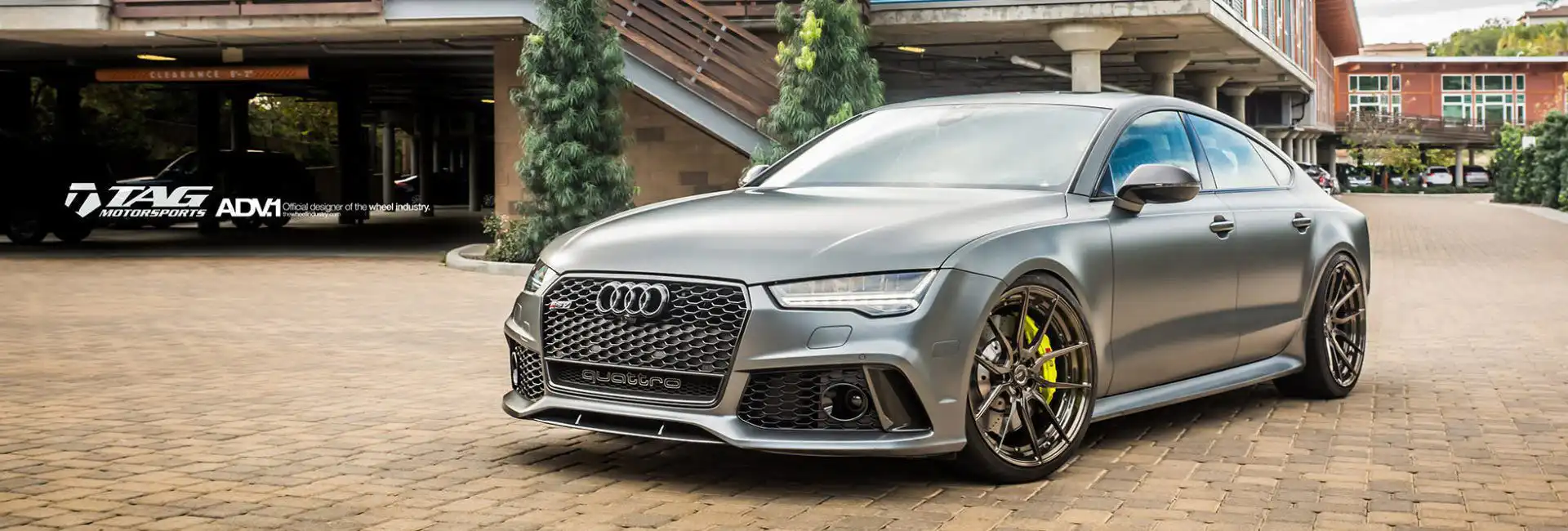 Matte Gray Audi RS7 With ADV.1 Wheels By TAG Motorsports