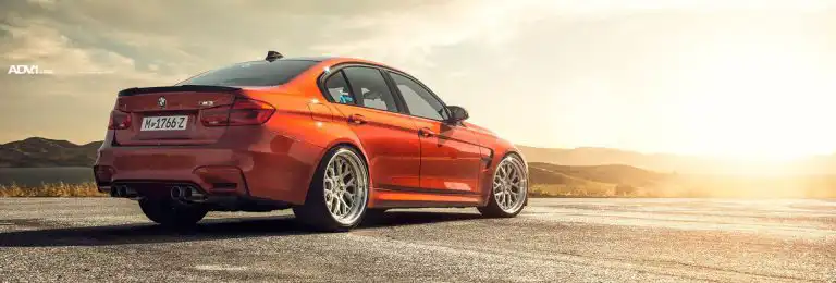 Sakhir Orange BMW M3 Looking Good On ADV.1 TRACK Function Wheels
