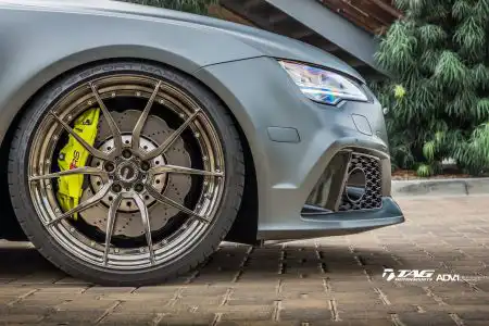 Matte Gray Audi RS7 With ADV.1 Wheels By TAG Motorsports