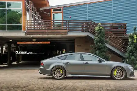 Matte Gray Audi RS7 With ADV.1 Wheels By TAG Motorsports