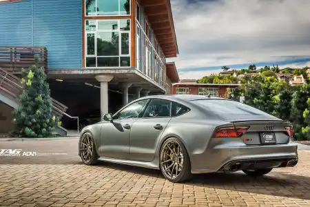 Matte Gray Audi RS7 With ADV.1 Wheels By TAG Motorsports