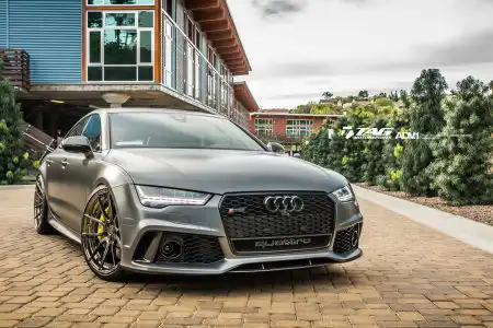 Matte Gray Audi RS7 With ADV.1 Wheels By TAG Motorsports