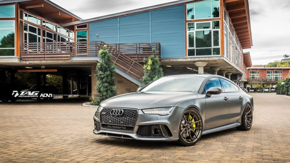 Matte Gray Audi RS7 With ADV.1 Wheels By TAG Motorsports
