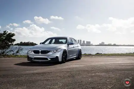 Silverstone Metallic BMW M3 With Vossen Wheels